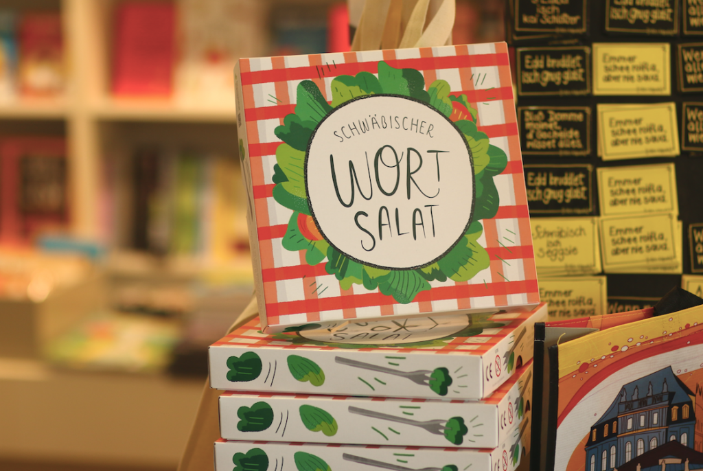 Ein Stapel von Wortsalat-Spielen